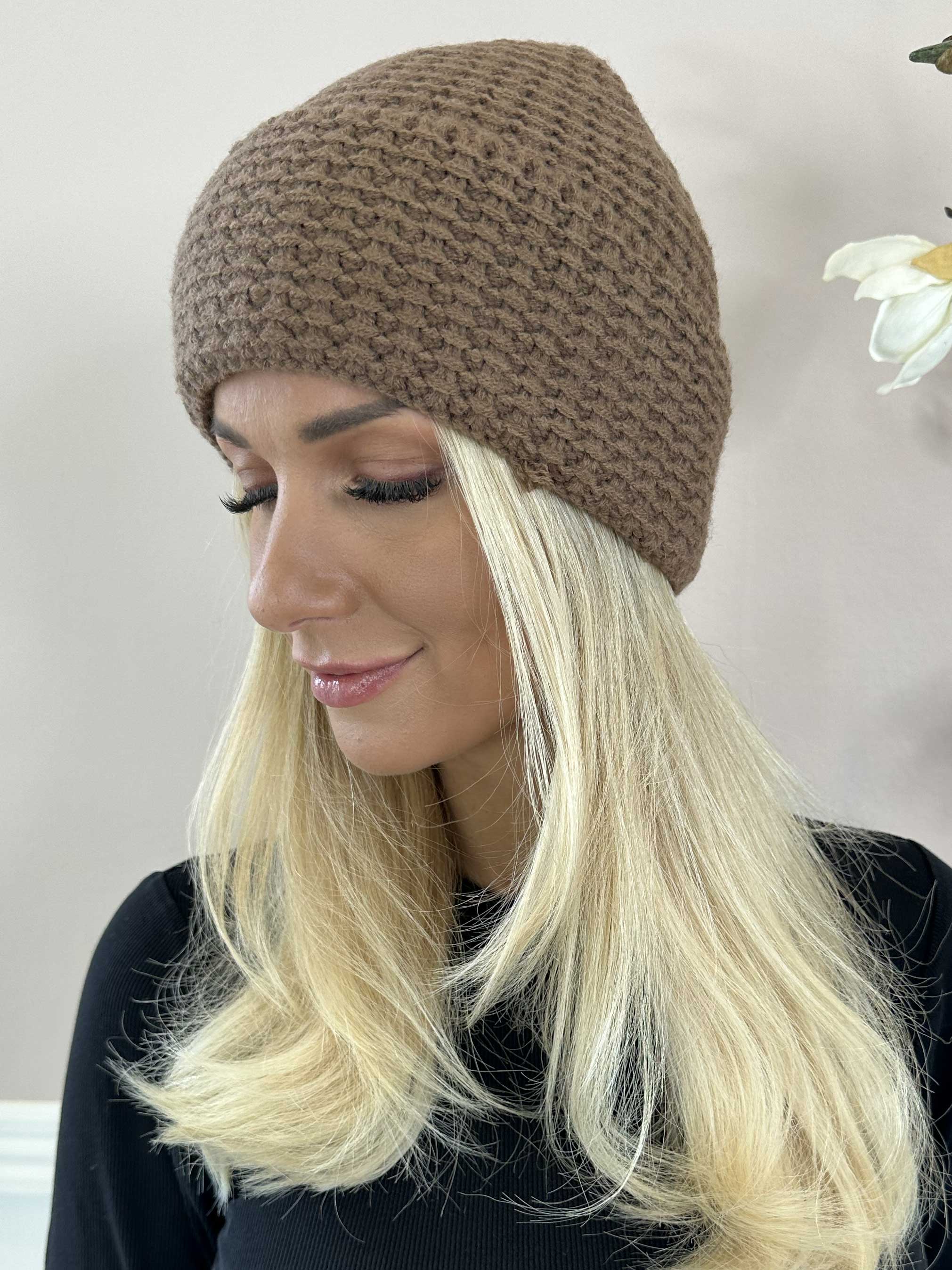 Liliana - Meget blød hue med uld i